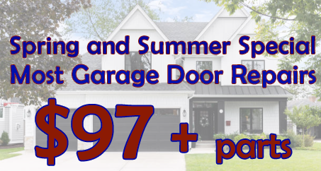 Garage Door Repair Special Deal